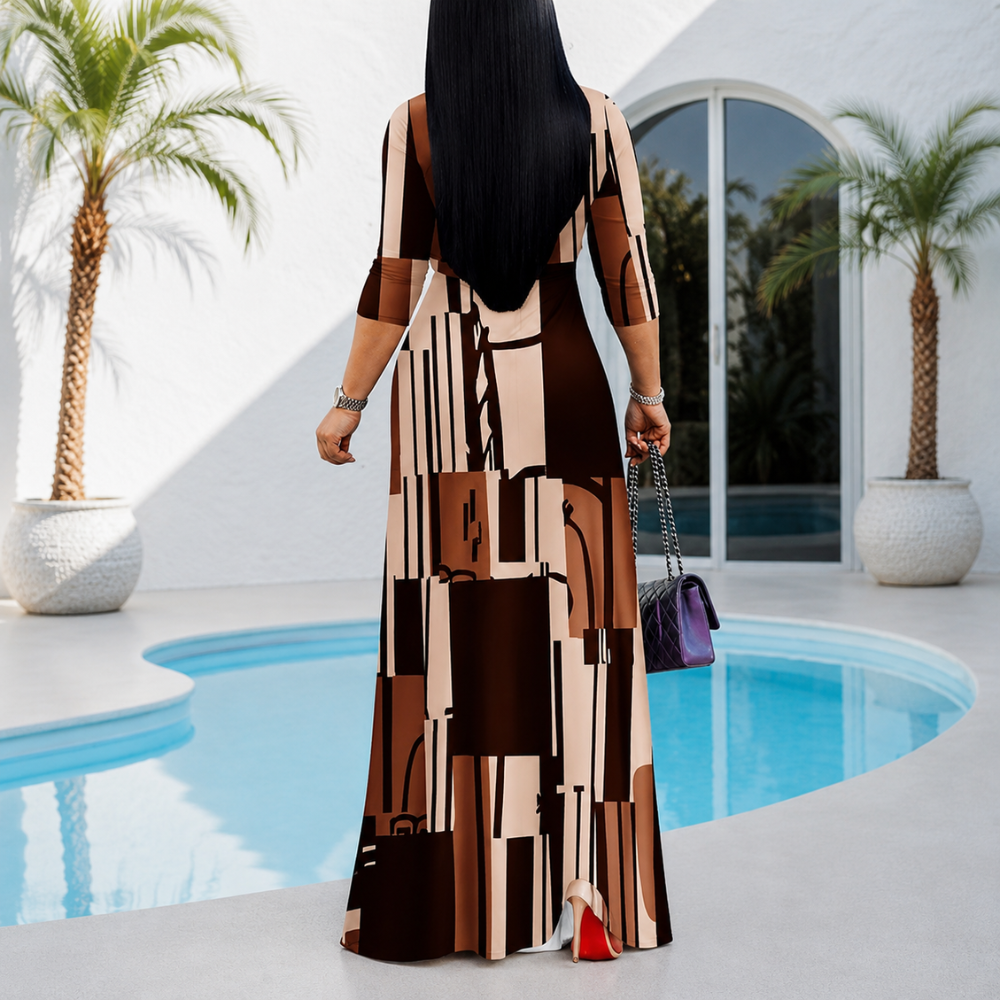 Casual Summer Maxi Dress Sleeve For Women