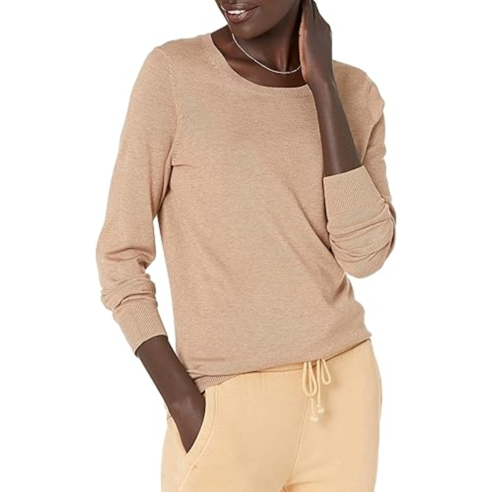 Women's Long-Sleeve Lightweight Crewneck Sweater