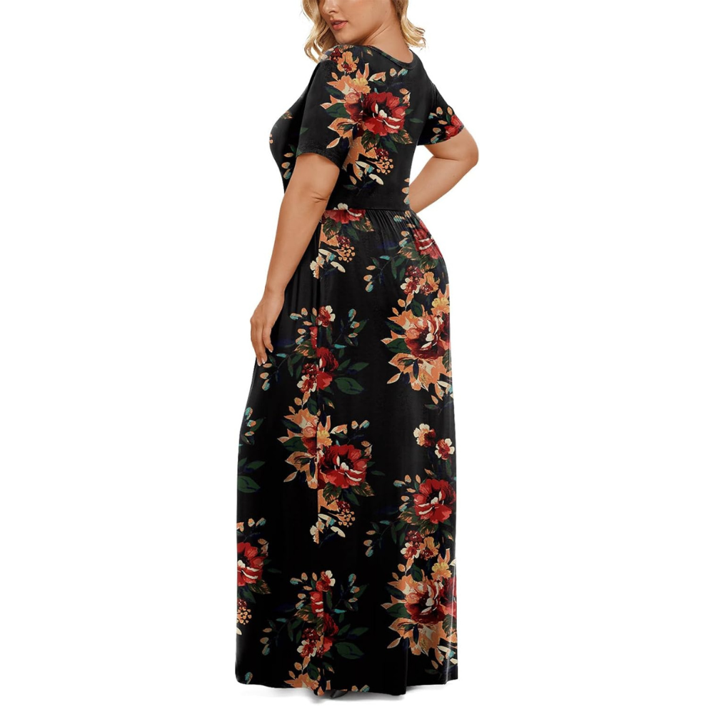 Summer And Short Sleeve Casual Maxi Dress Dresses For Women