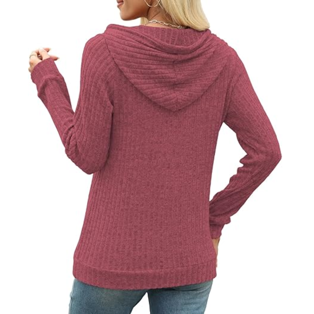 Casual Long Sleeve Pullover Hoodies For Fall And Winter For Women