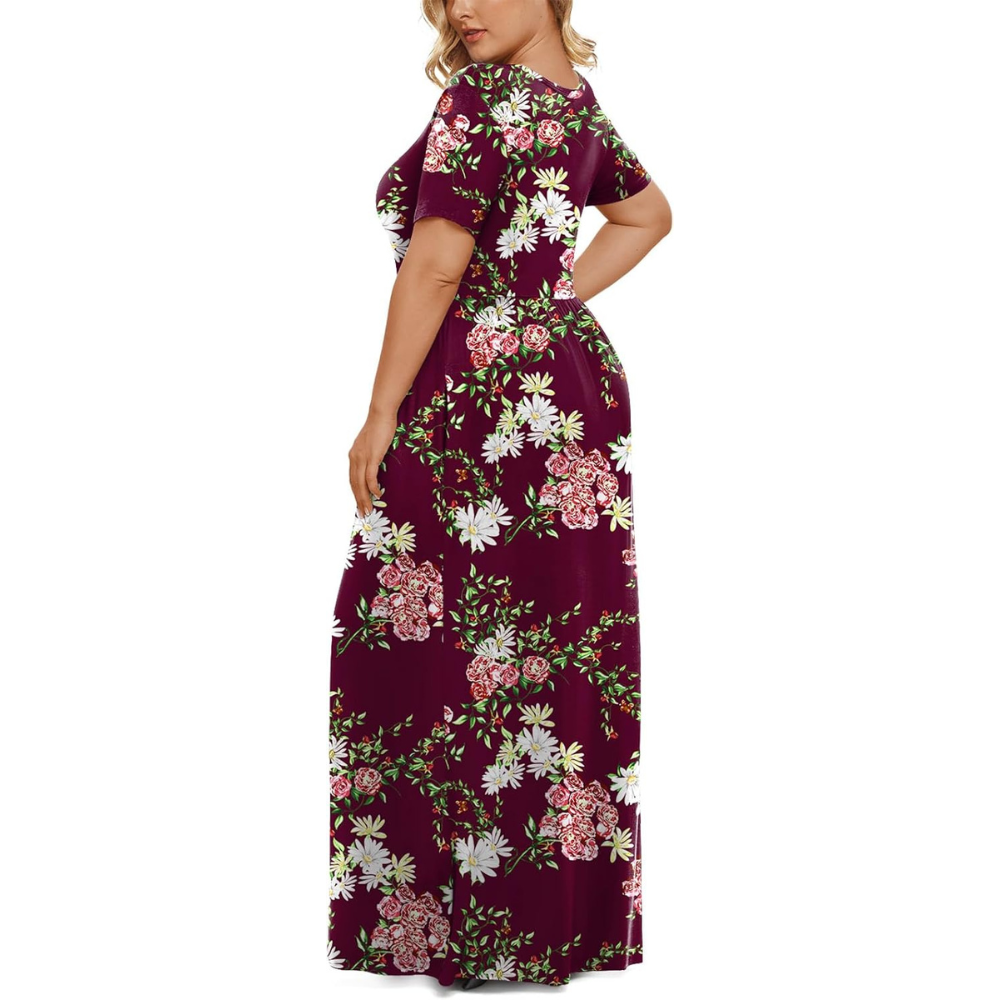 Summer And Short Sleeve Casual Maxi Dress Dresses For Women