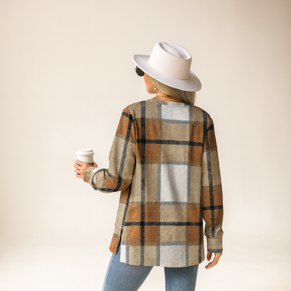 Side Split Long Sleeve Style Sweatshirt