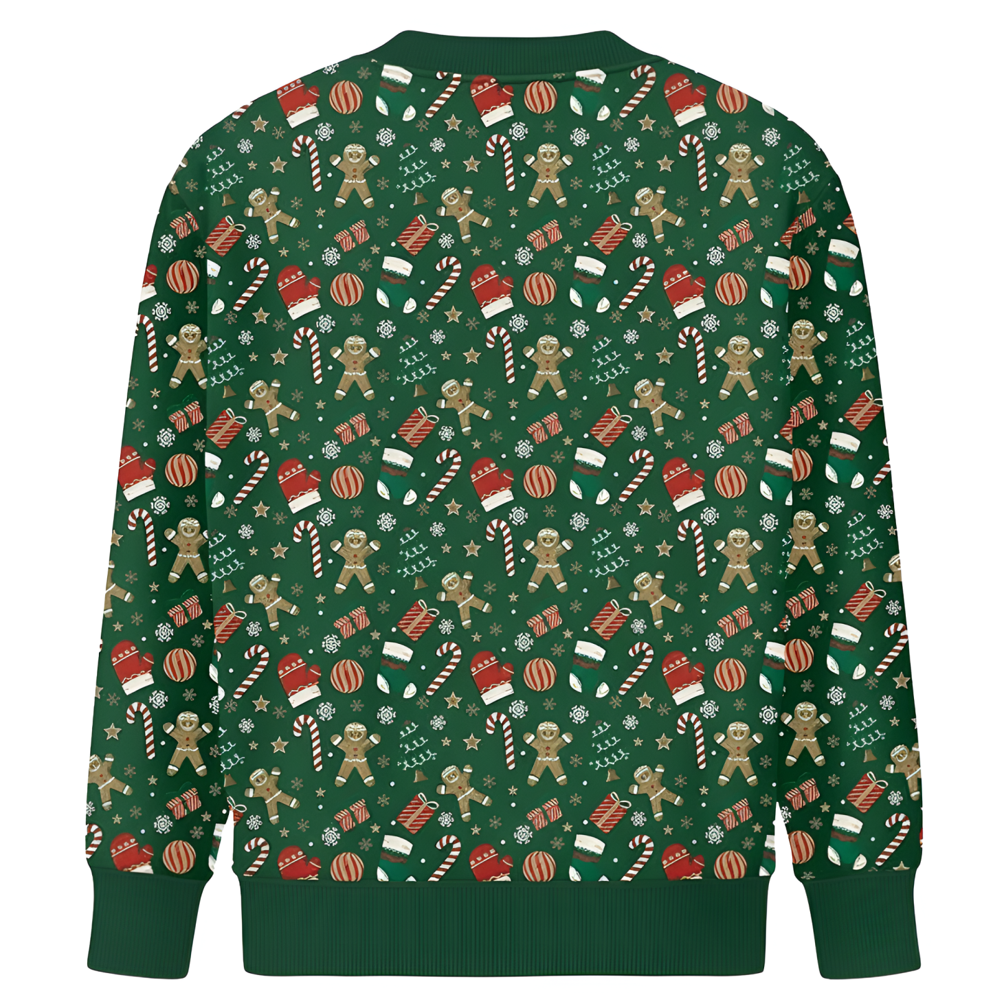 Christmas Ugly Sweater For Kids With Dog Graphic And Festive Pattern
