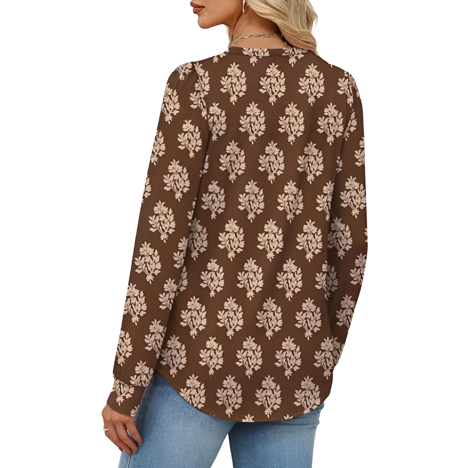 Long Sleeve Tunic Top For Fall Season 