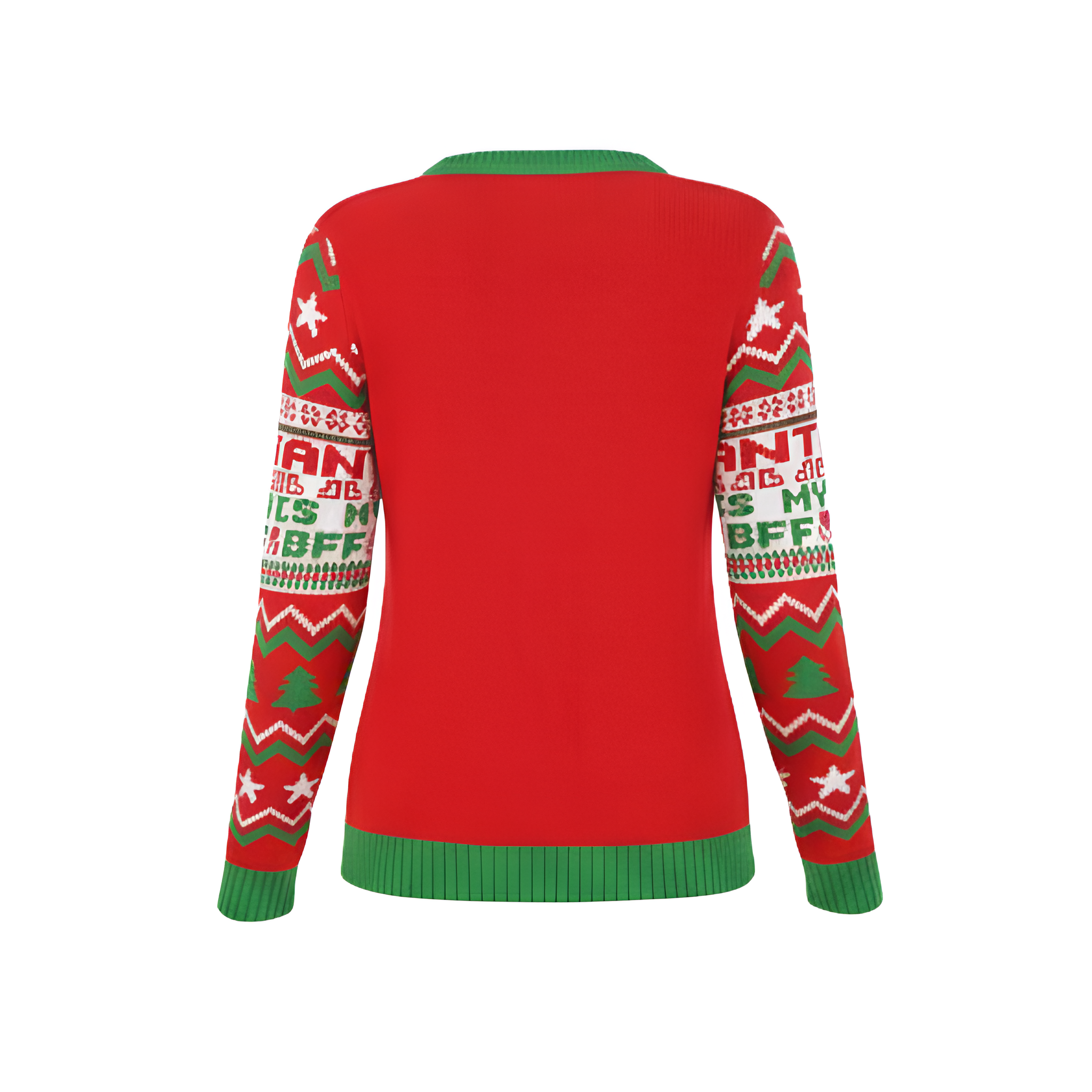 Light Up Ugly Christmas Sweater For Women With LED Reindeer Design