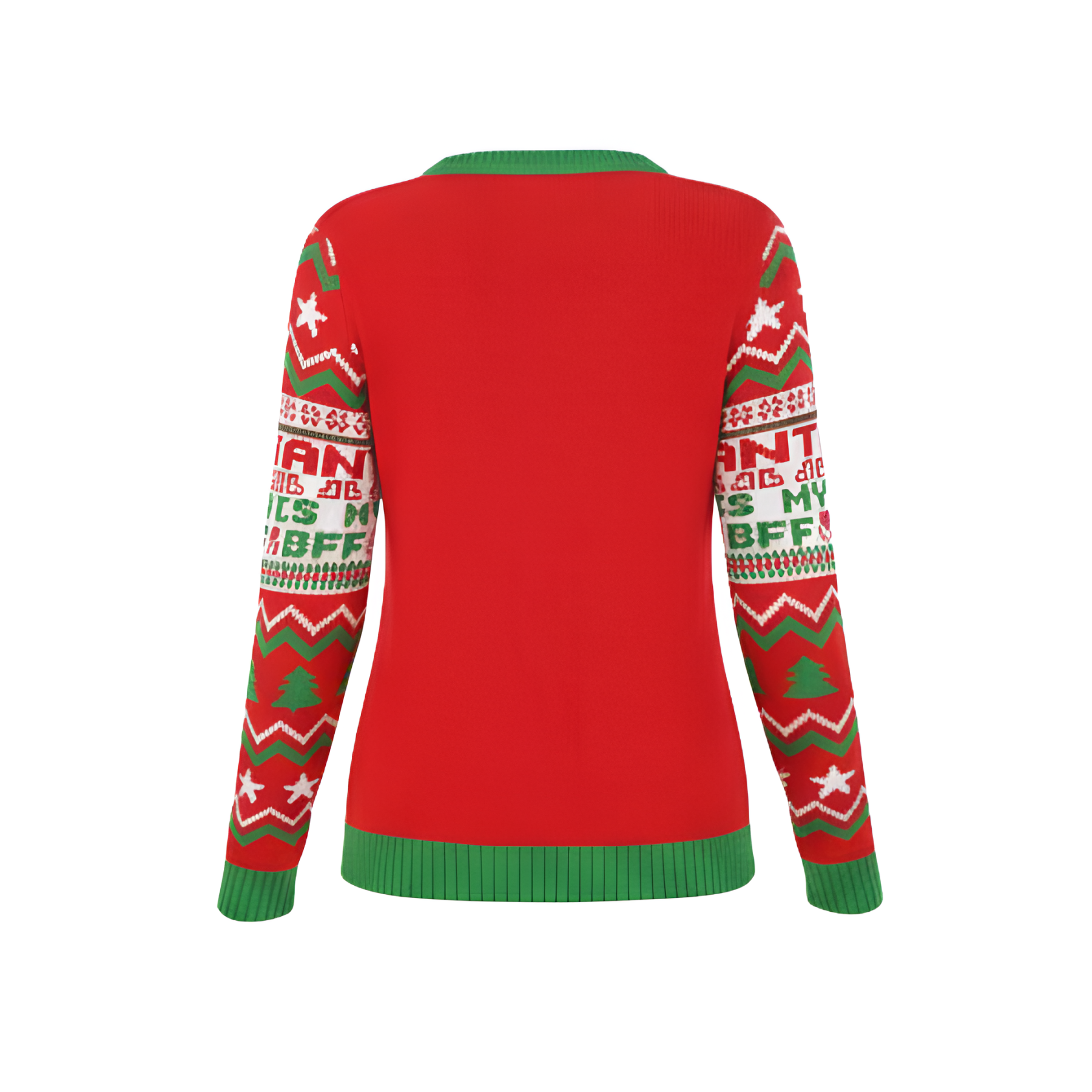 Light Up Ugly Christmas Sweater For Women With LED Reindeer Design