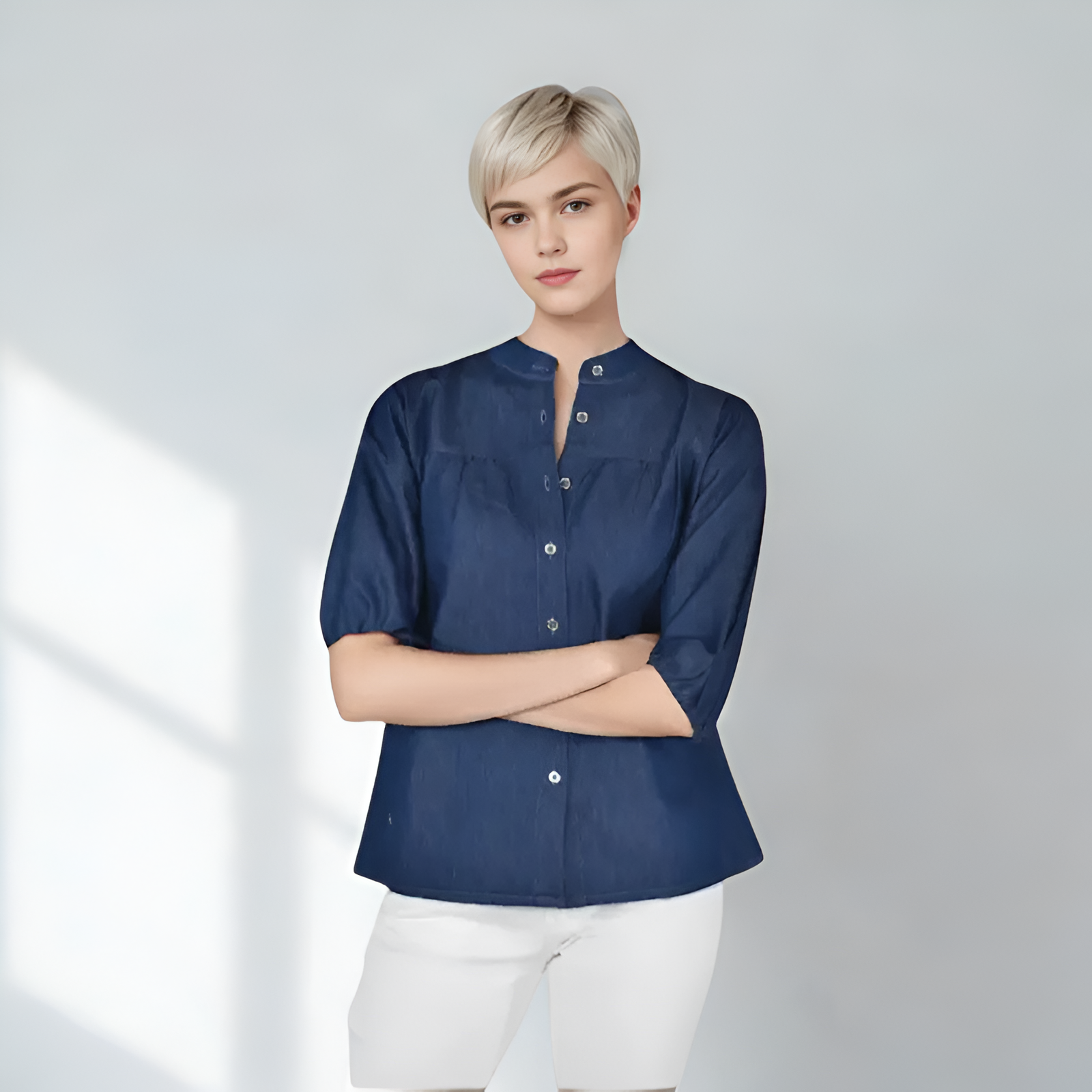 Denim Deep Sea Blouse