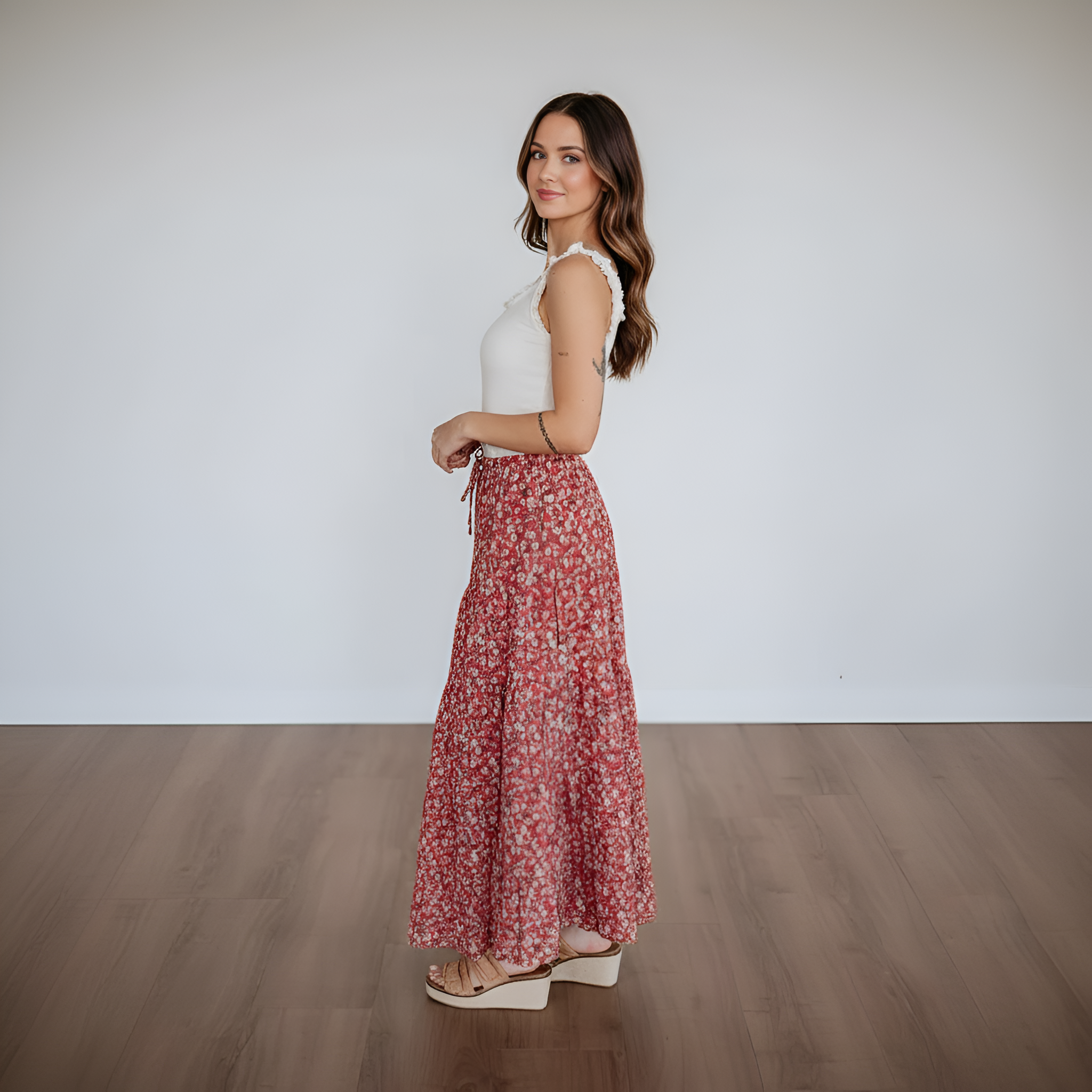 Floral Skirt for Women