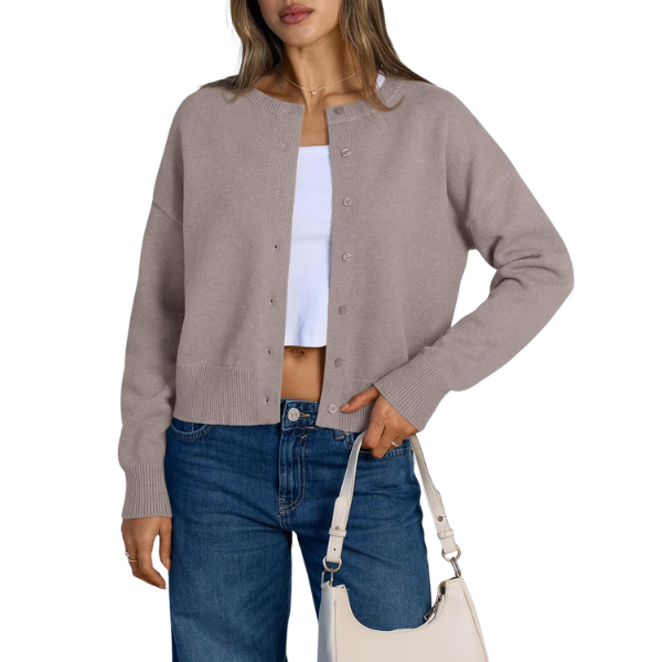 Cropped Cardigan Sweaters for Women Lightweight Y2k Fall Outfits Spring Fashion Clothes 2026