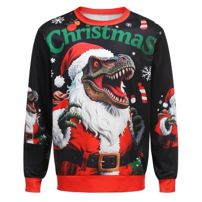 Funny 3D Print Christmas Ugly Sweater For Men And Women