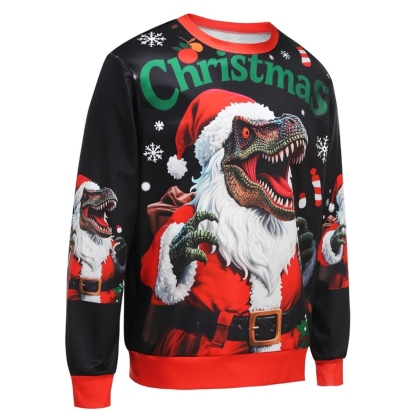 Funny 3D Print Christmas Ugly Sweater For Men And Women