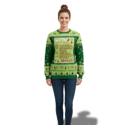 Funny Xmas Schedule Christmas Sweater