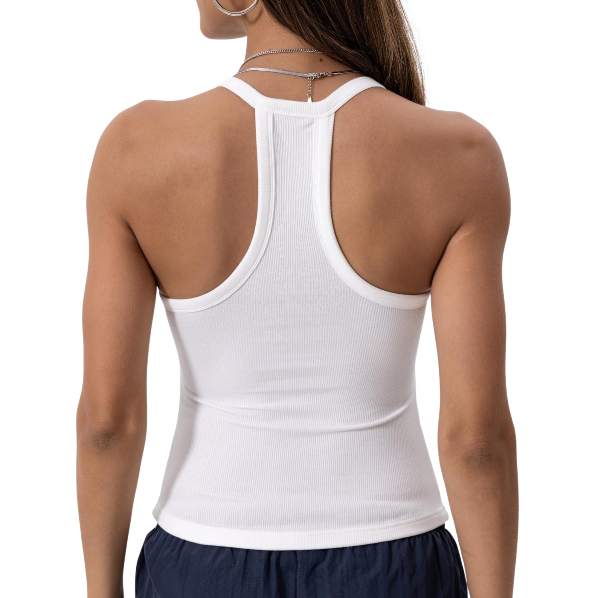 Fitted Basic Cami Tank Top For Women