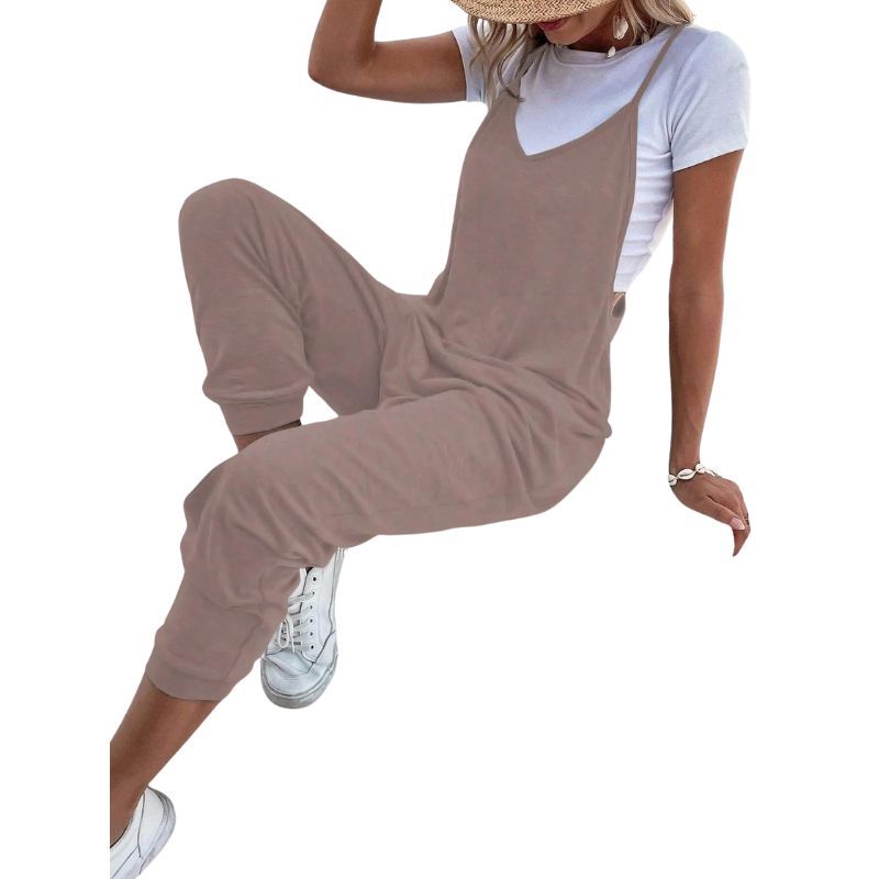 Dual Pocket Cami Jumpsuits