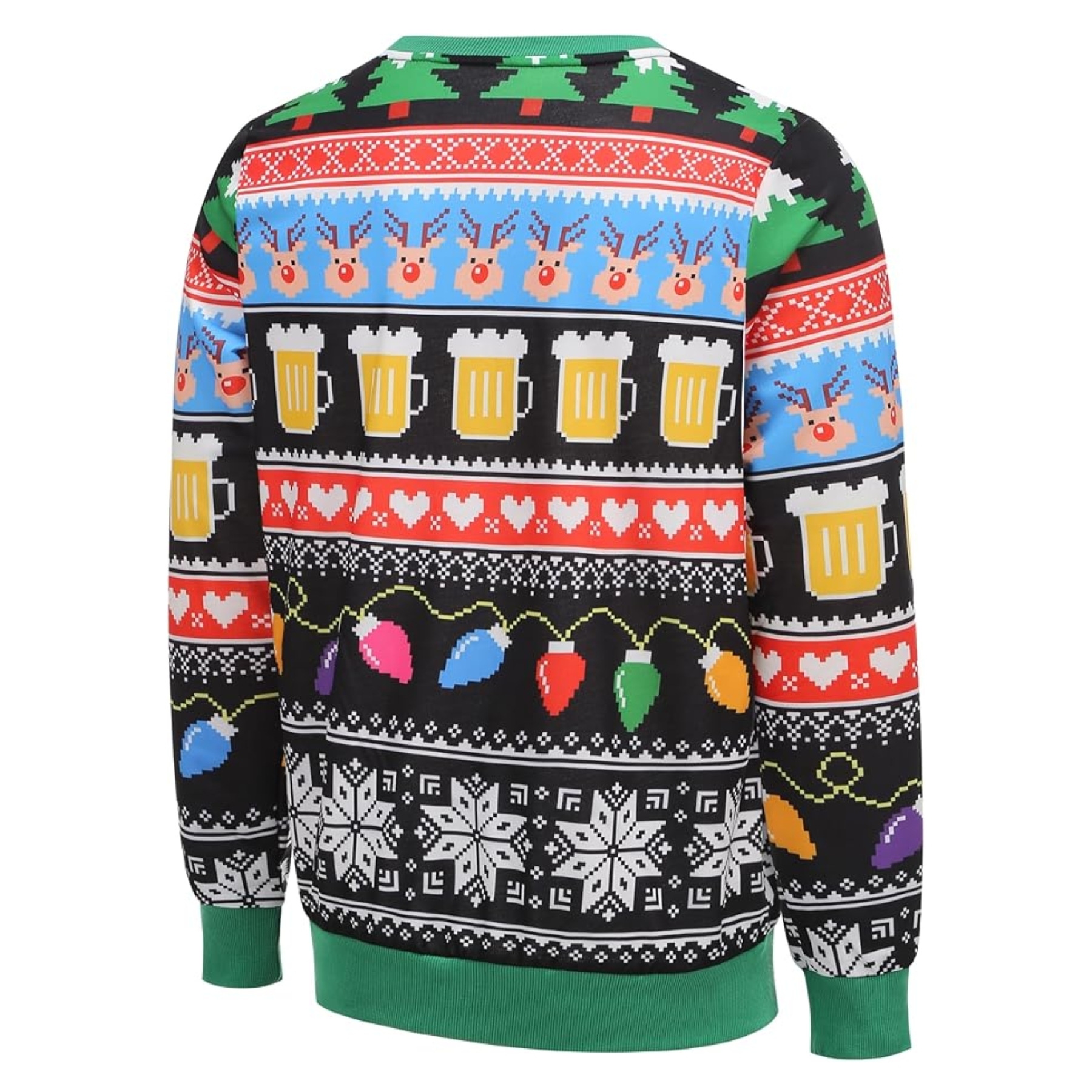 Funny 3D Print Christmas Ugly Sweater For Men And Women