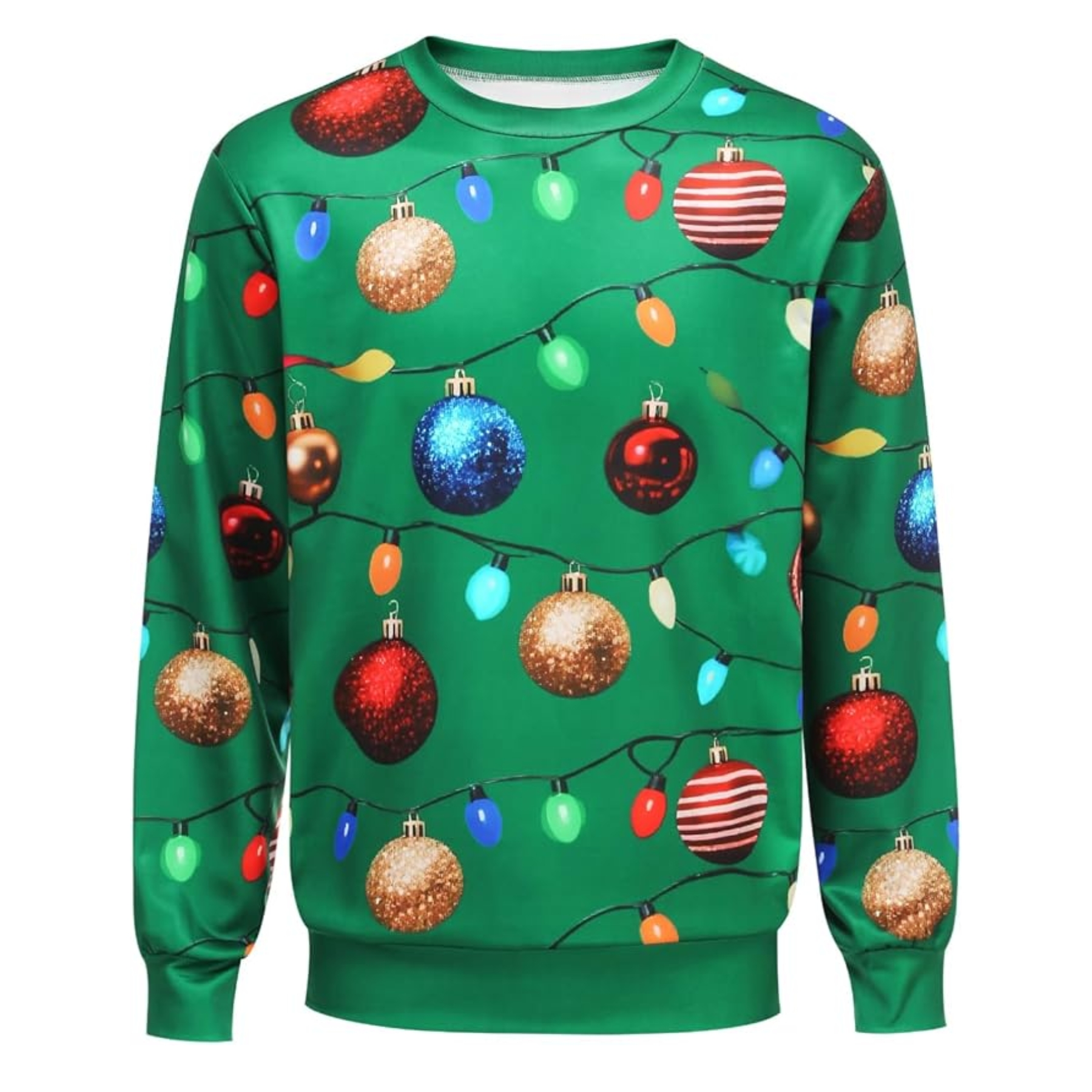 Funny 3D Print Christmas Ugly Sweater For Men And Women