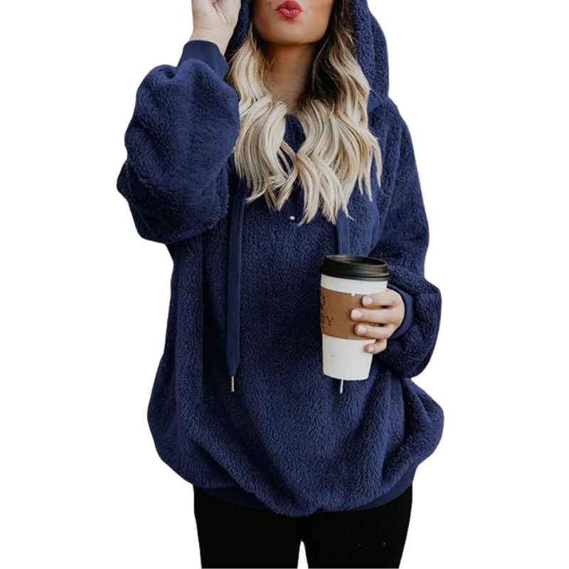 Century Star Womens Fuzzy Hoodies Pullover Sport Hoodie 