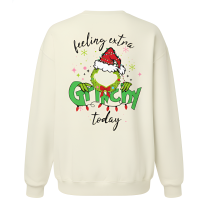 Long Sleeve Graphic Ugly Christmas Sweater For Women