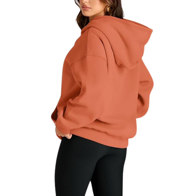 Oversized Fleece Hoodie For Womens