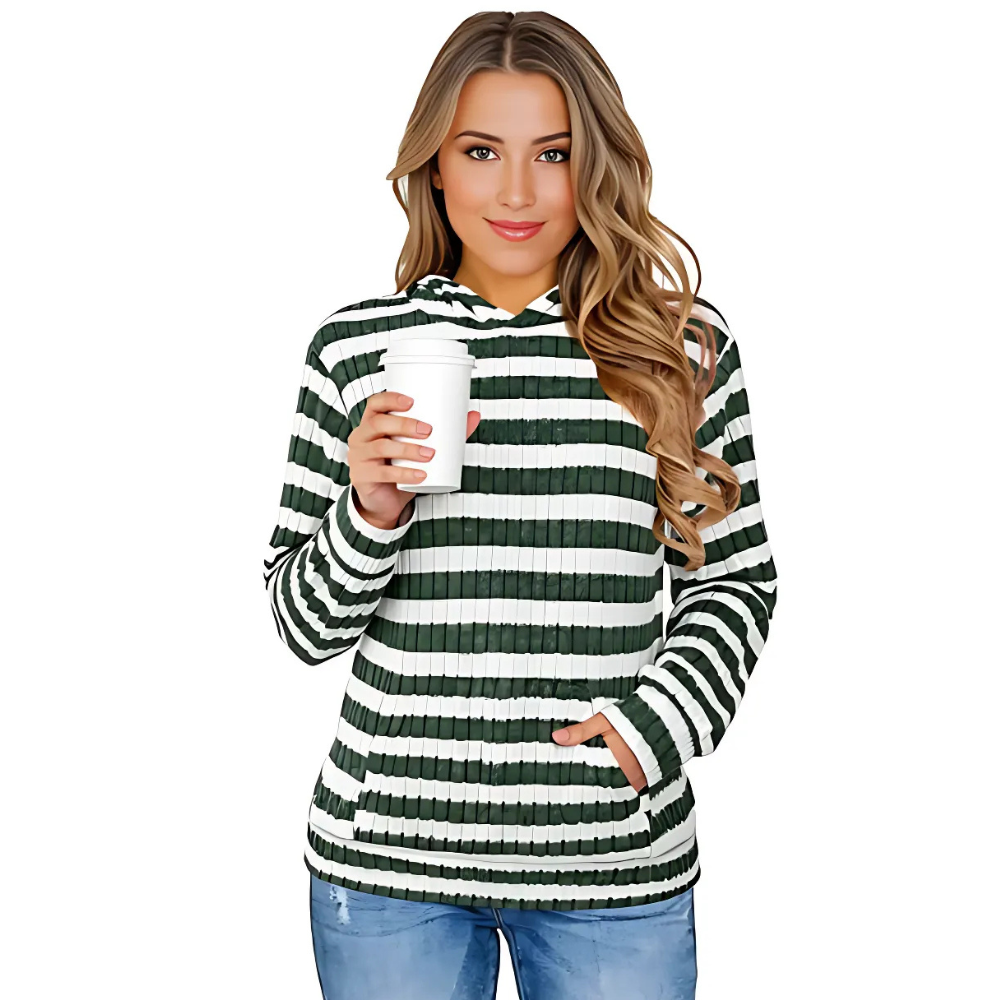 Long Sleeve Kangaroo Pocket Pullover Sweatshirt