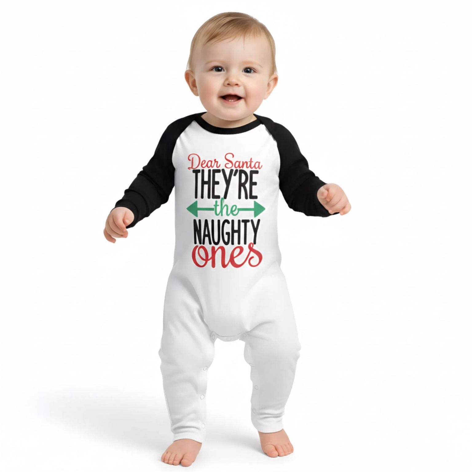 All Over Print Christmas Letter Design Family Pajamas