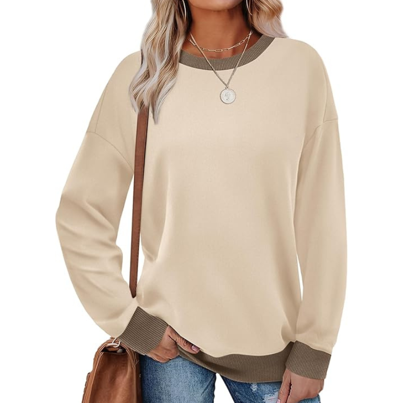Sweatshirts For Women Crewneck Long Sleeve Loose Fit Tops