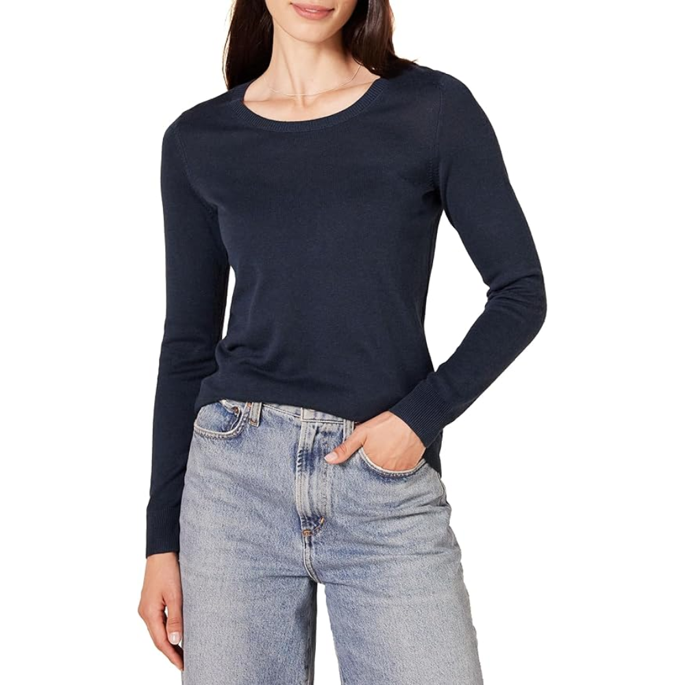 Women's Long-Sleeve Lightweight Crewneck Sweater