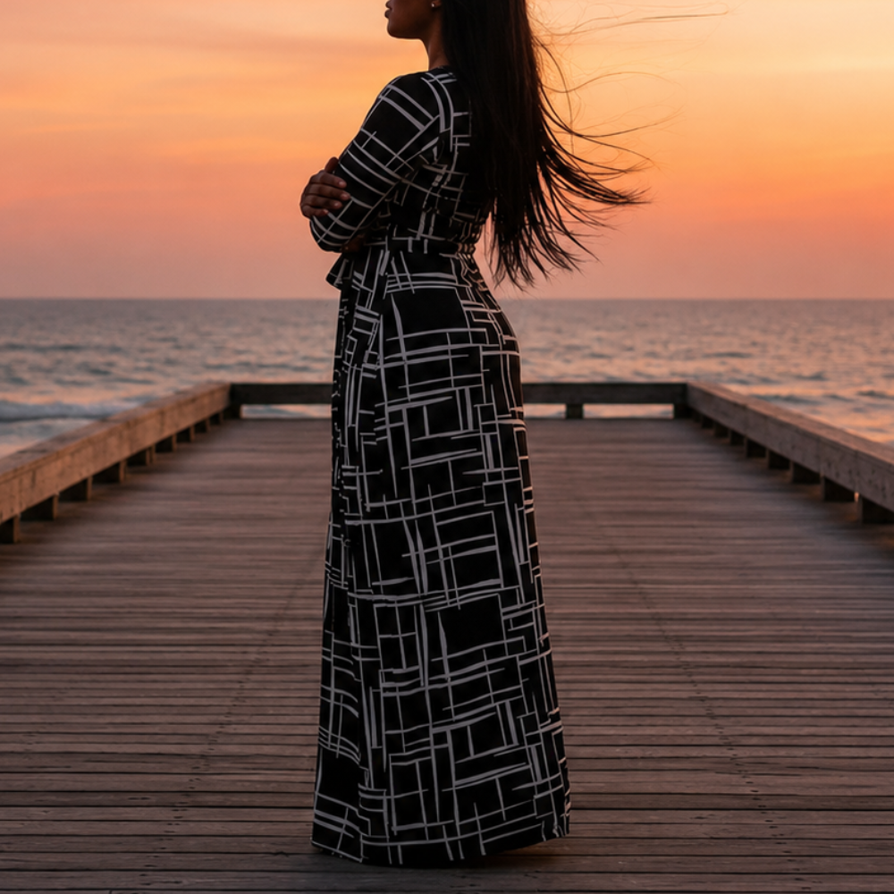 Casual Summer Maxi Dress Sleeve For Women