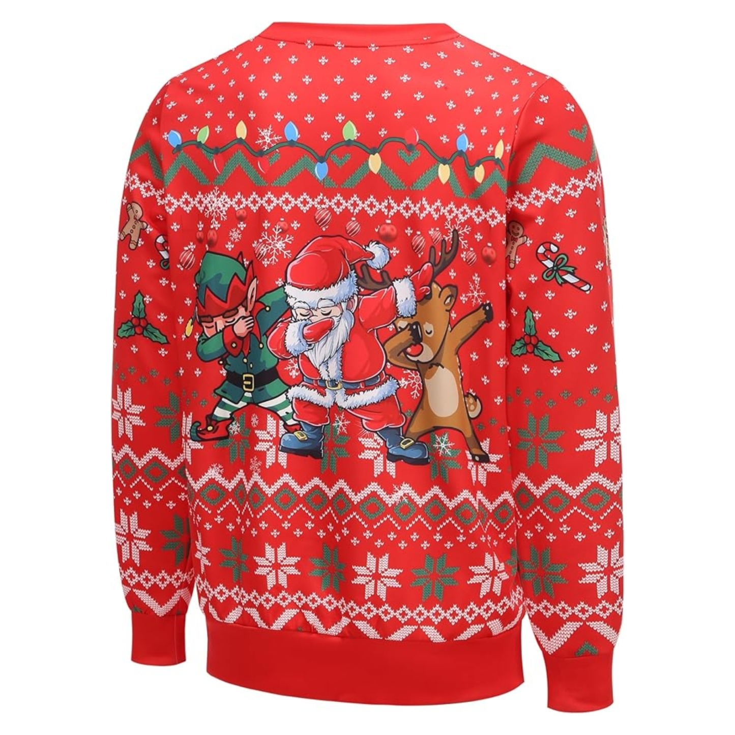 Funny 3D Print Christmas Ugly Sweater For Men And Women