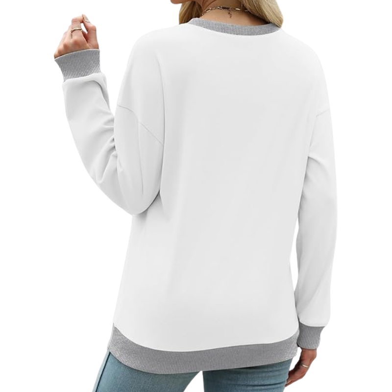 Sweatshirts For Women Crewneck Long Sleeve Loose Fit Tops