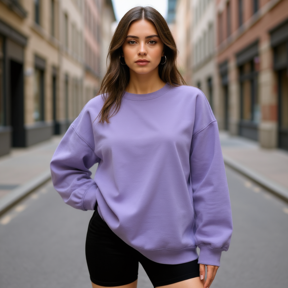 Women Oversized Sweatshirts Hoodies Fleece Crewneck Sweaters