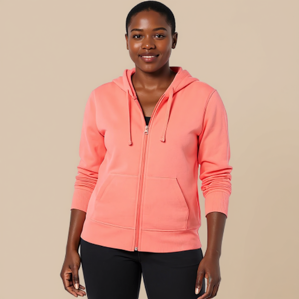 Women Fleece Full Zip Hoodie