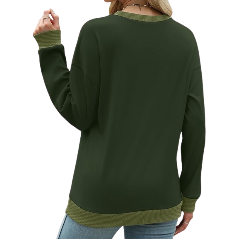 Sweatshirts For Women Crewneck Long Sleeve Loose Fit Tops