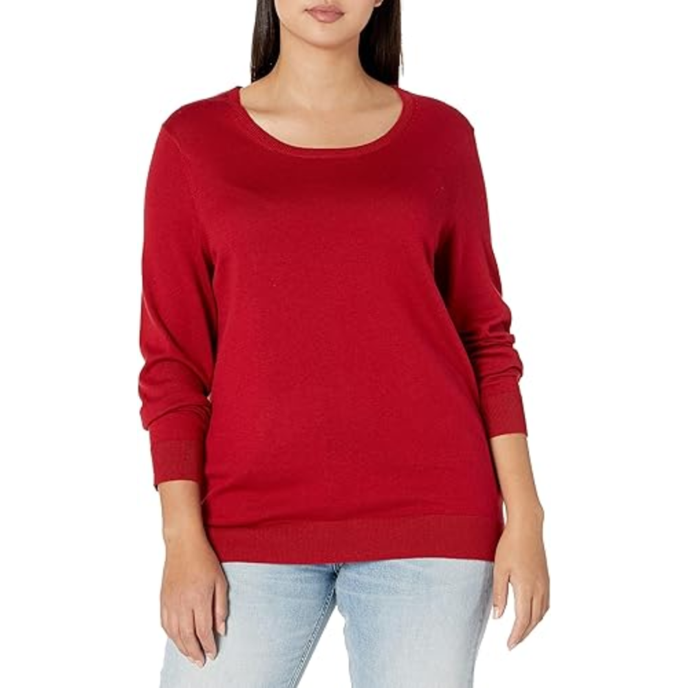 Women's Long-Sleeve Lightweight Crewneck Sweater