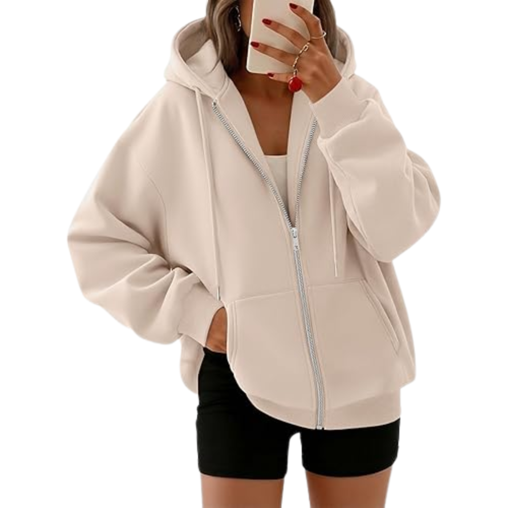 Womens Zip Up Hoodies 2026 Oversized Sweatshirt