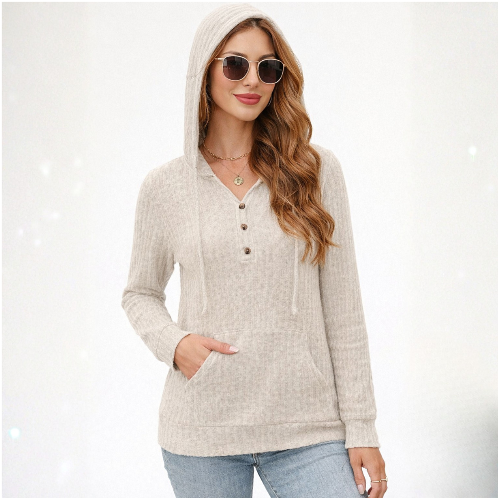 Casual Long Sleeve Pullover Hoodies For Fall And Winter For Women