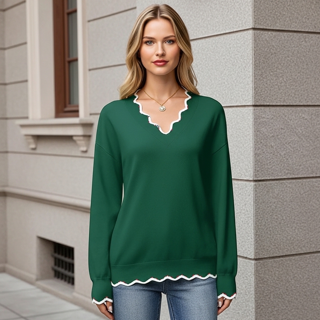Casual Long Sleeve Lightweight Sweaters For Women