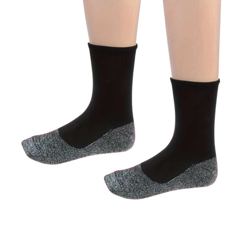 2 Pair Of Aluminized Fiber Heated Socks