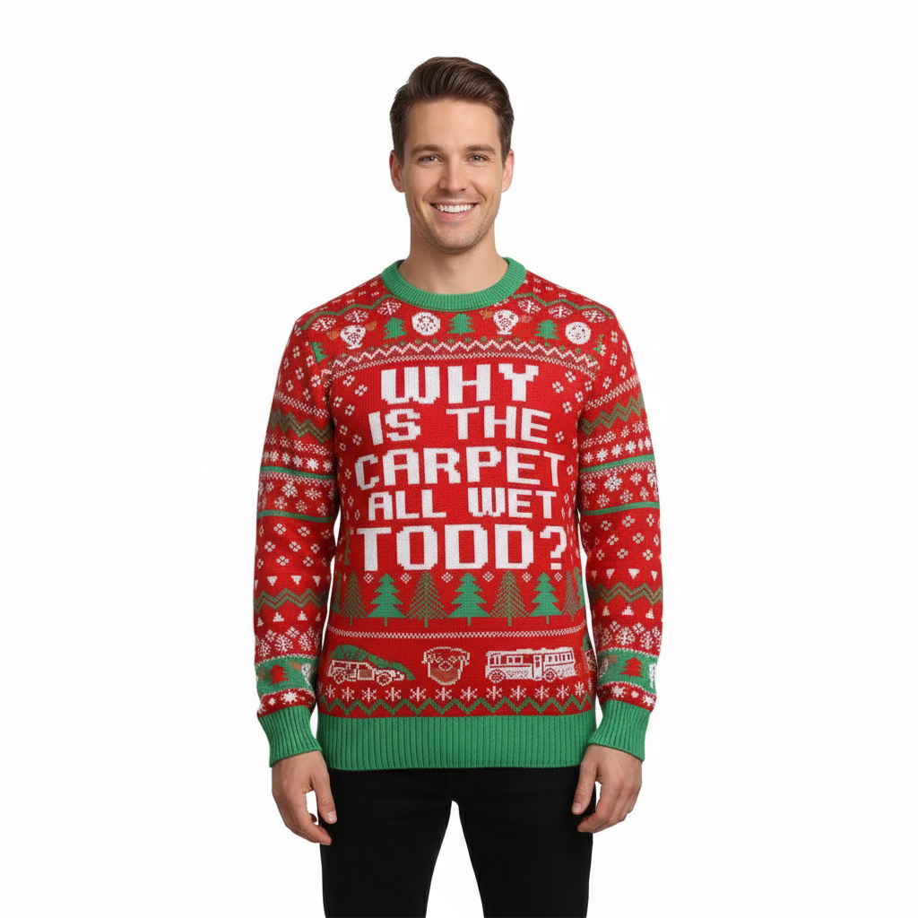 Christmas Vacation Todd Red Sweater