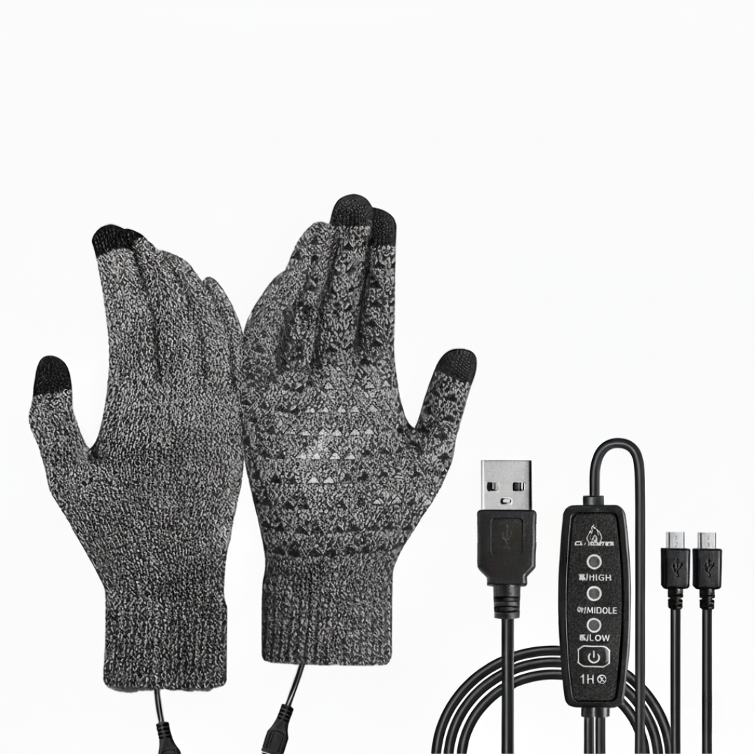 USB Powered Electric Gloves With Temperature Control