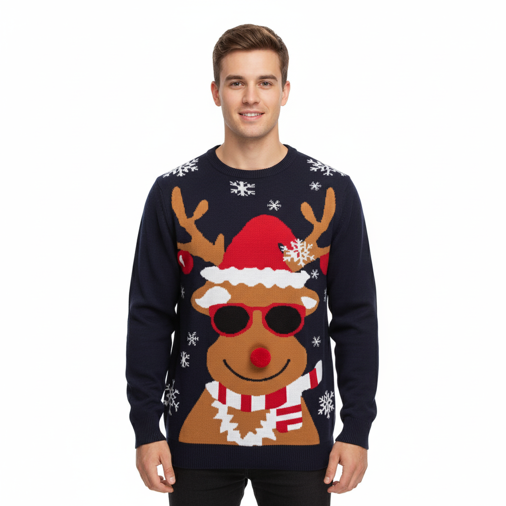 Funny Reindeer Christmas Sweater