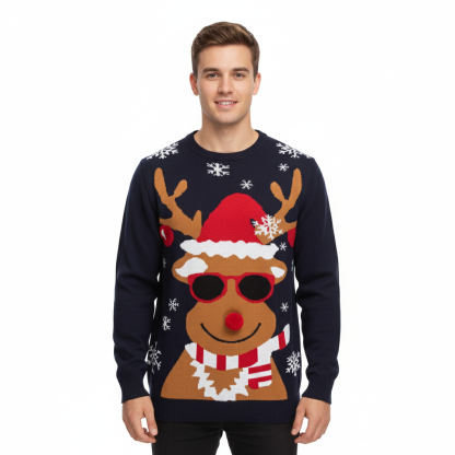 Funny Reindeer Christmas Sweater