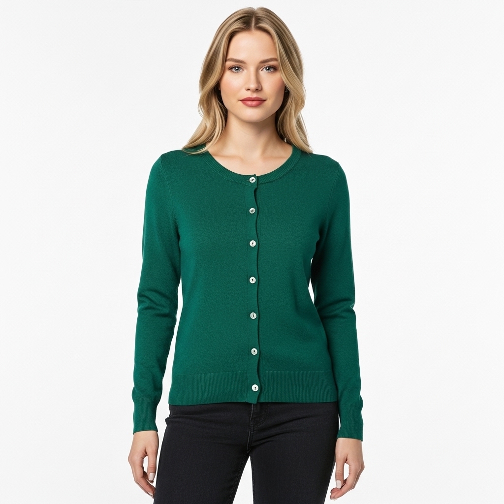 Lightweight Plus Size Cardigan With Button For Women