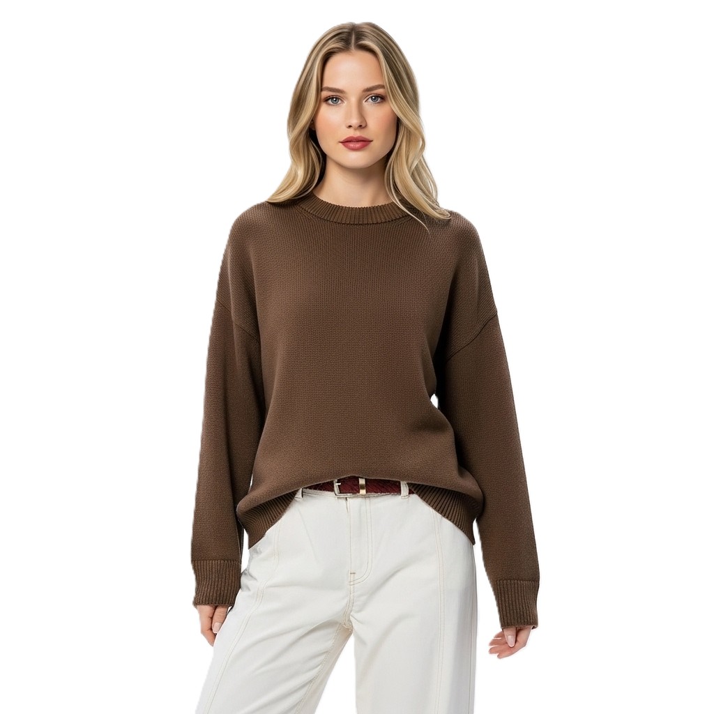 Oversized Long Sleeve Pullover For Women