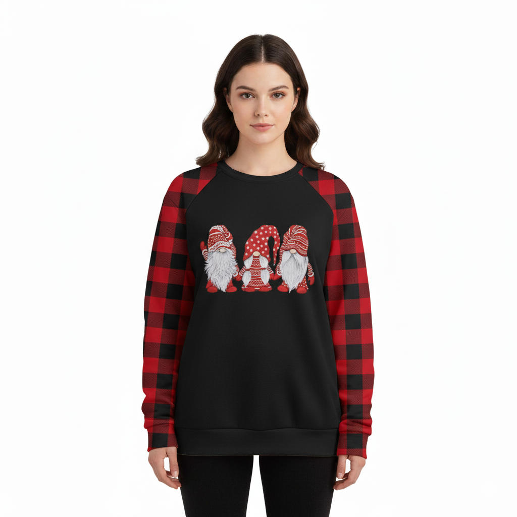 Gnomes Santa Ugly Christmas Sweater For Women