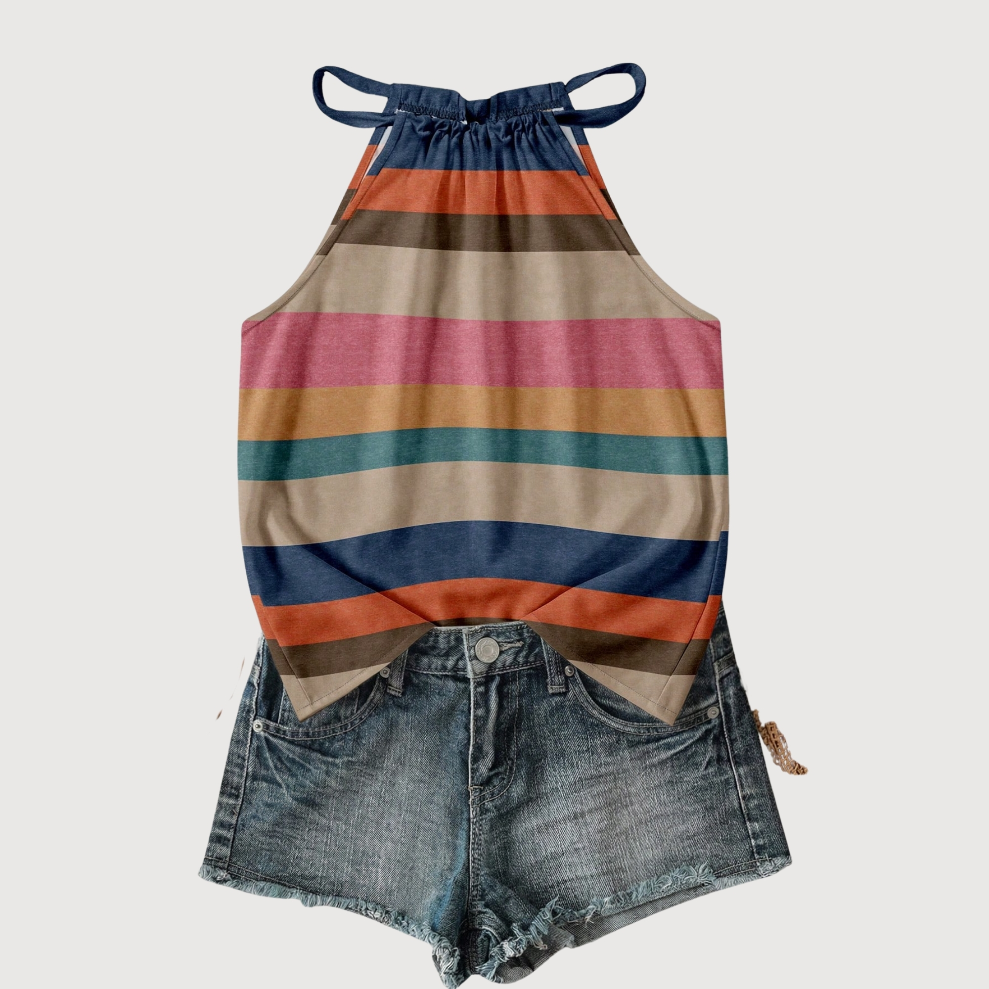 Casual Striped Summer Top For Everyday Wear