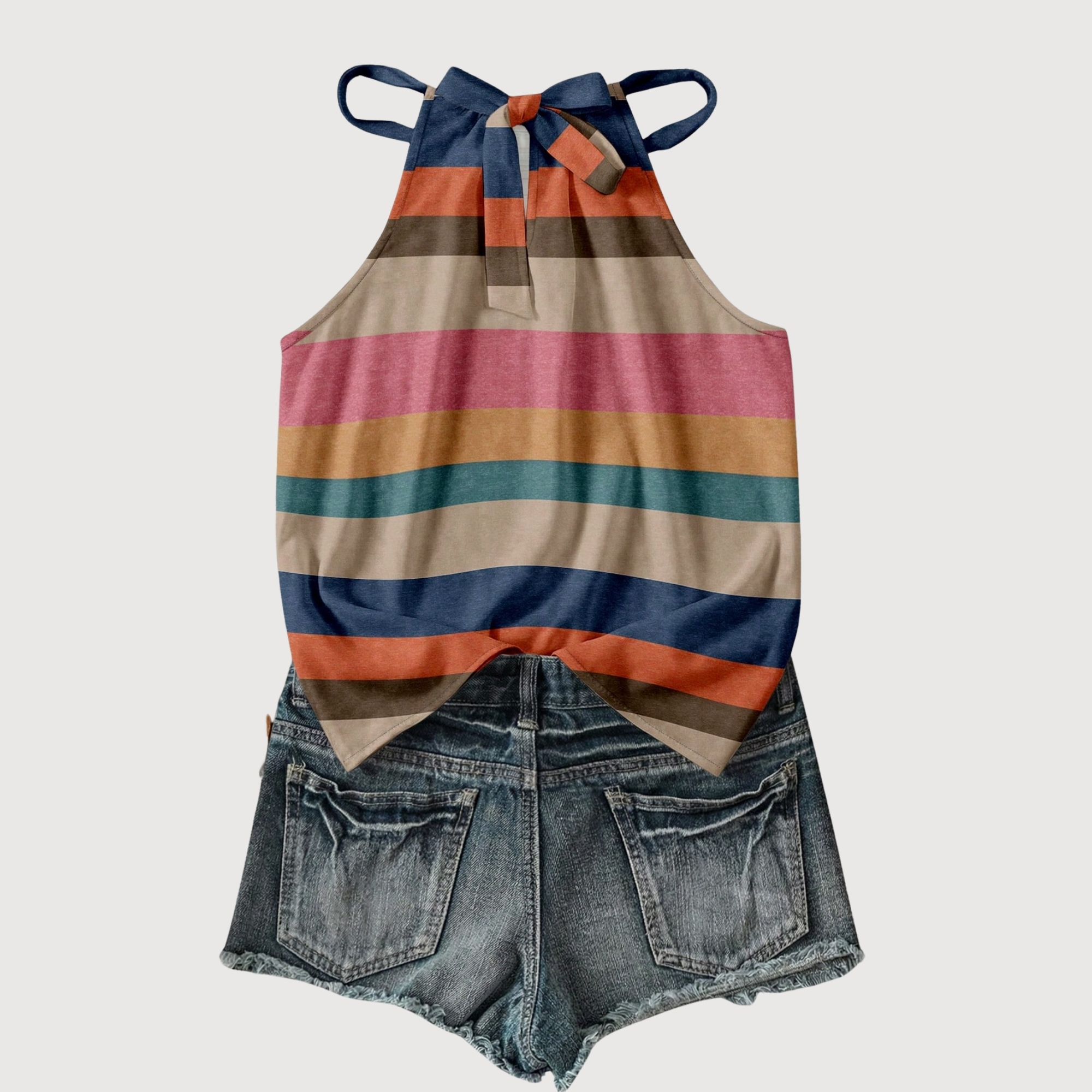Casual Striped Summer Top For Everyday Wear