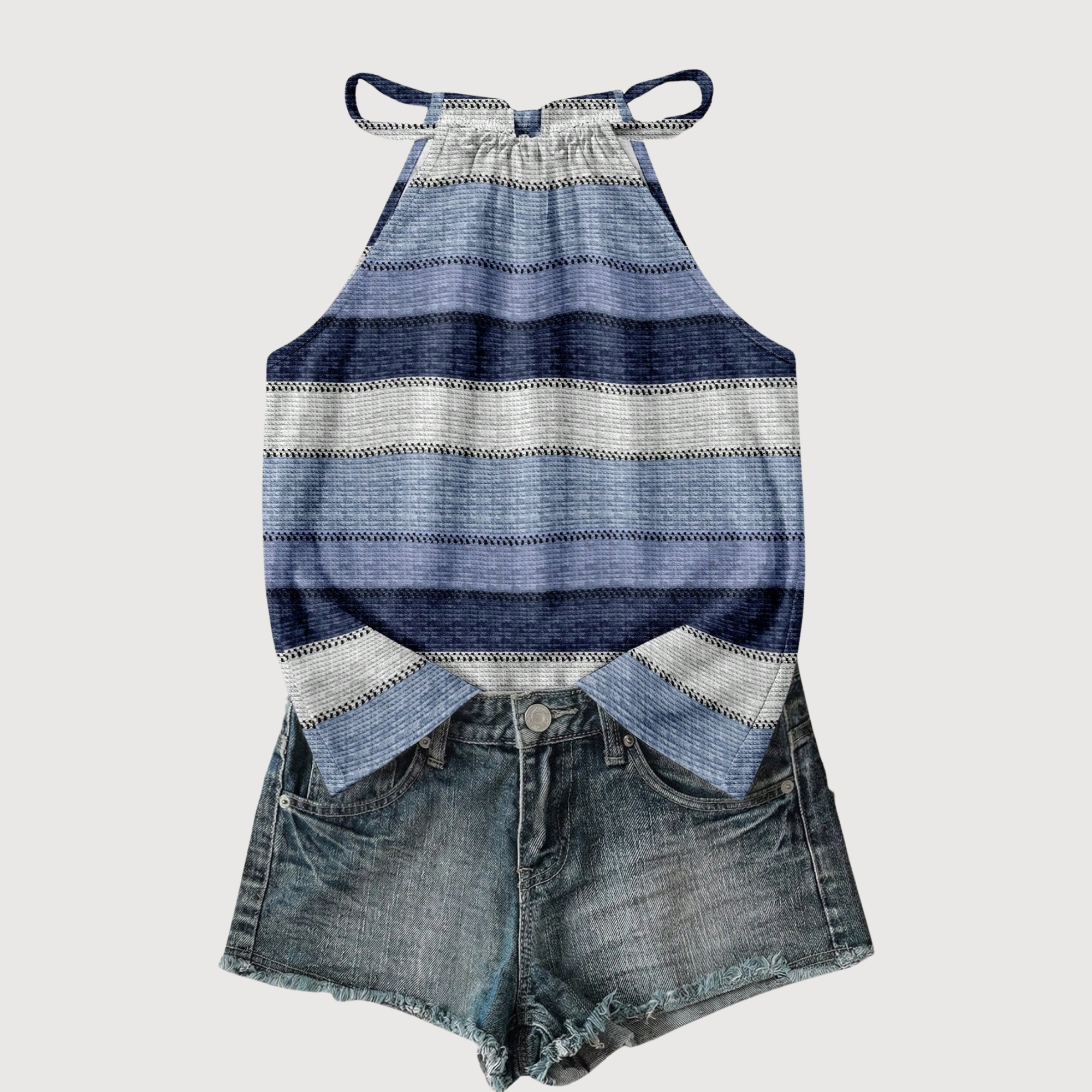 Casual Striped Summer Top For Everyday Wear