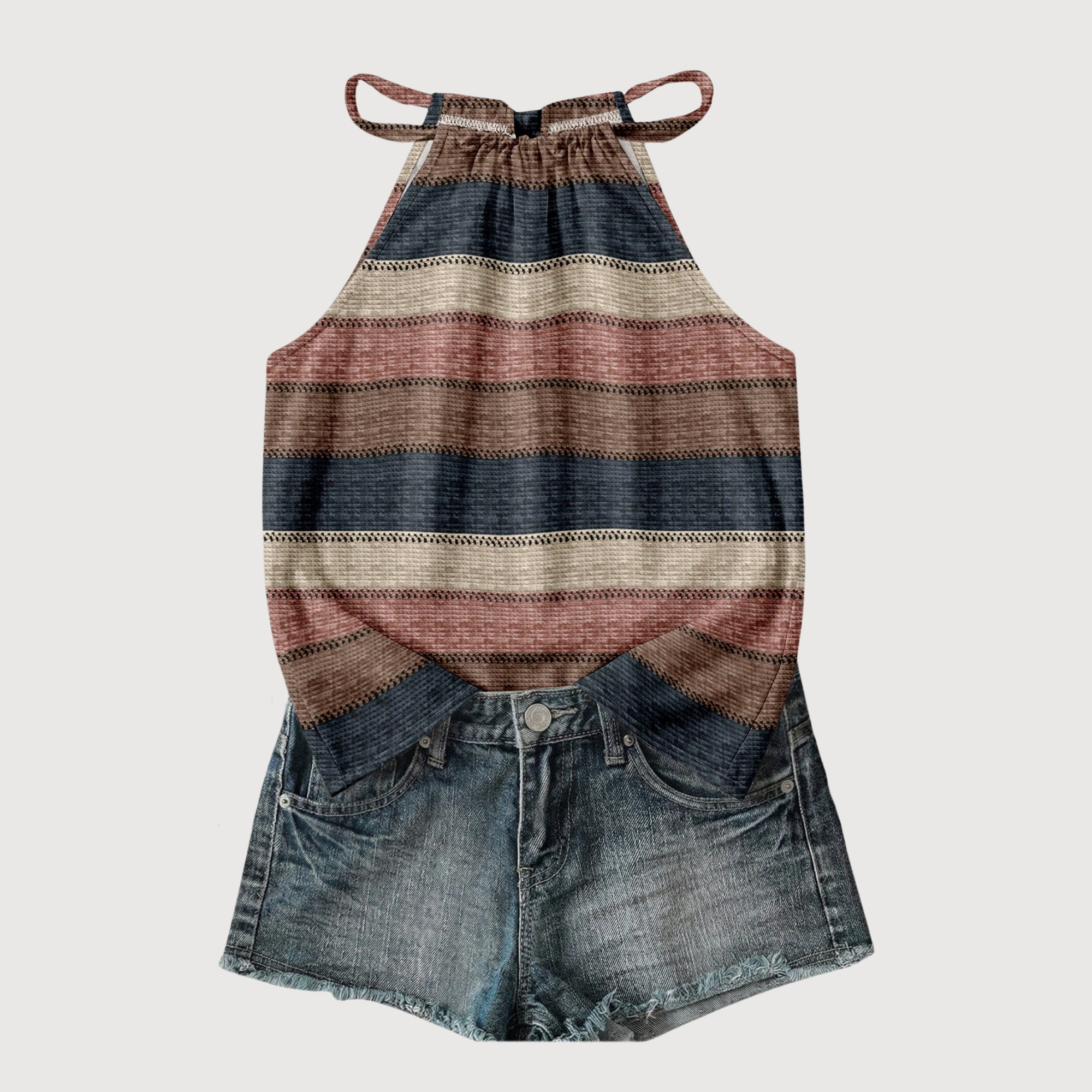 Casual Striped Summer Top For Everyday Wear