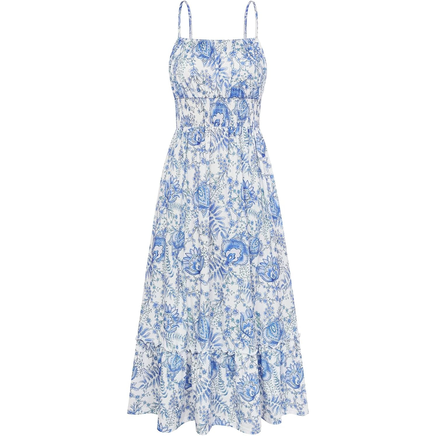 Casual Summer Vacation Maxi Dress With Pockets